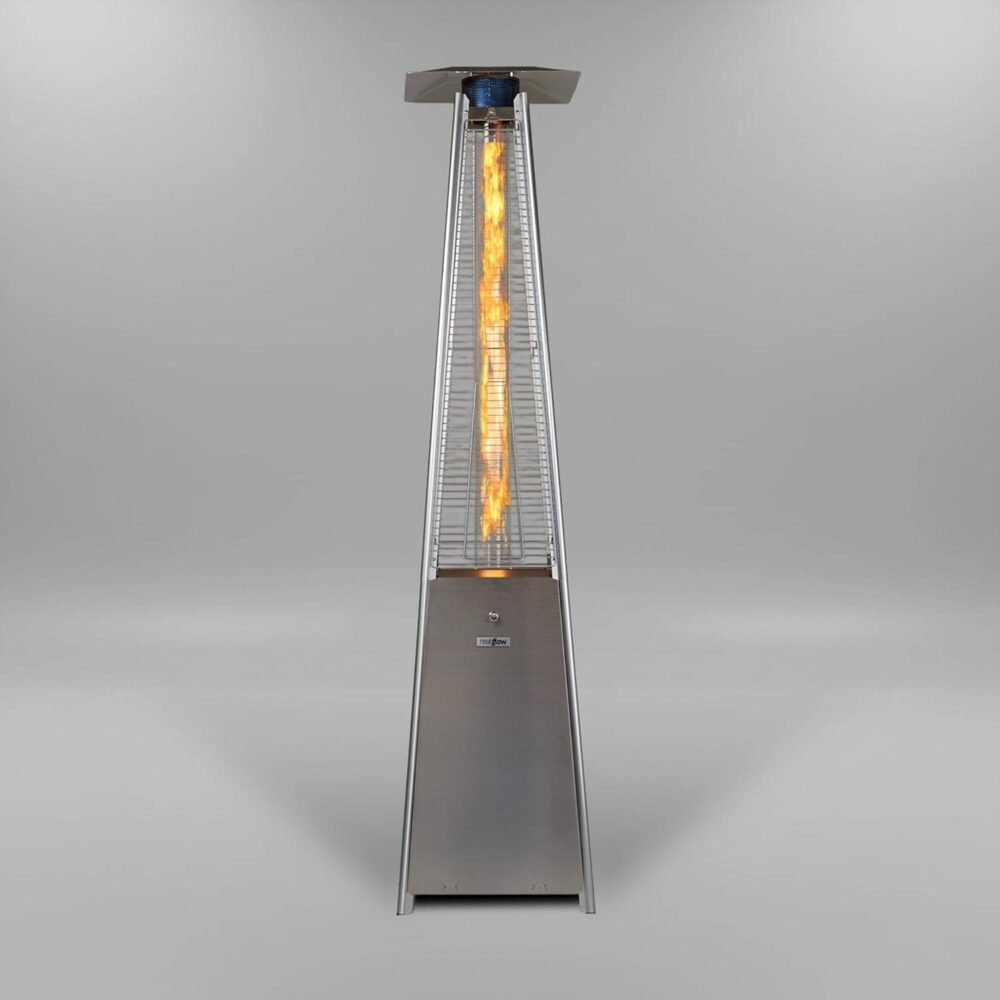 REALGLOW Real Flame Outdoor Pyramid Patio Heater